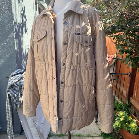 Volcom Tan Quilted Coat Shacket - Picture 4 of 8
